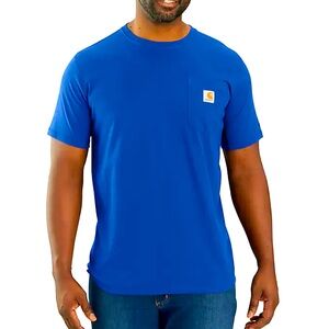 Carhartt Men’s K87 Cobalt Blue Shirt Loose Fit Heavyweight‎ Short Sleeve NWT
M
